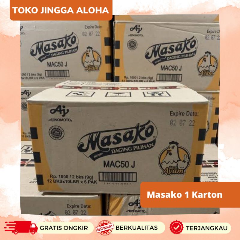 

Jingga® Masako Royco 1 karton (Penyedap Rasa kaldu Ayam & Sapi)