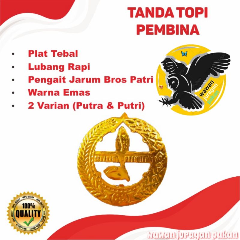 PIN PECI TUNAS KELAPA bross tunas kelapa, PIN PRAMULA