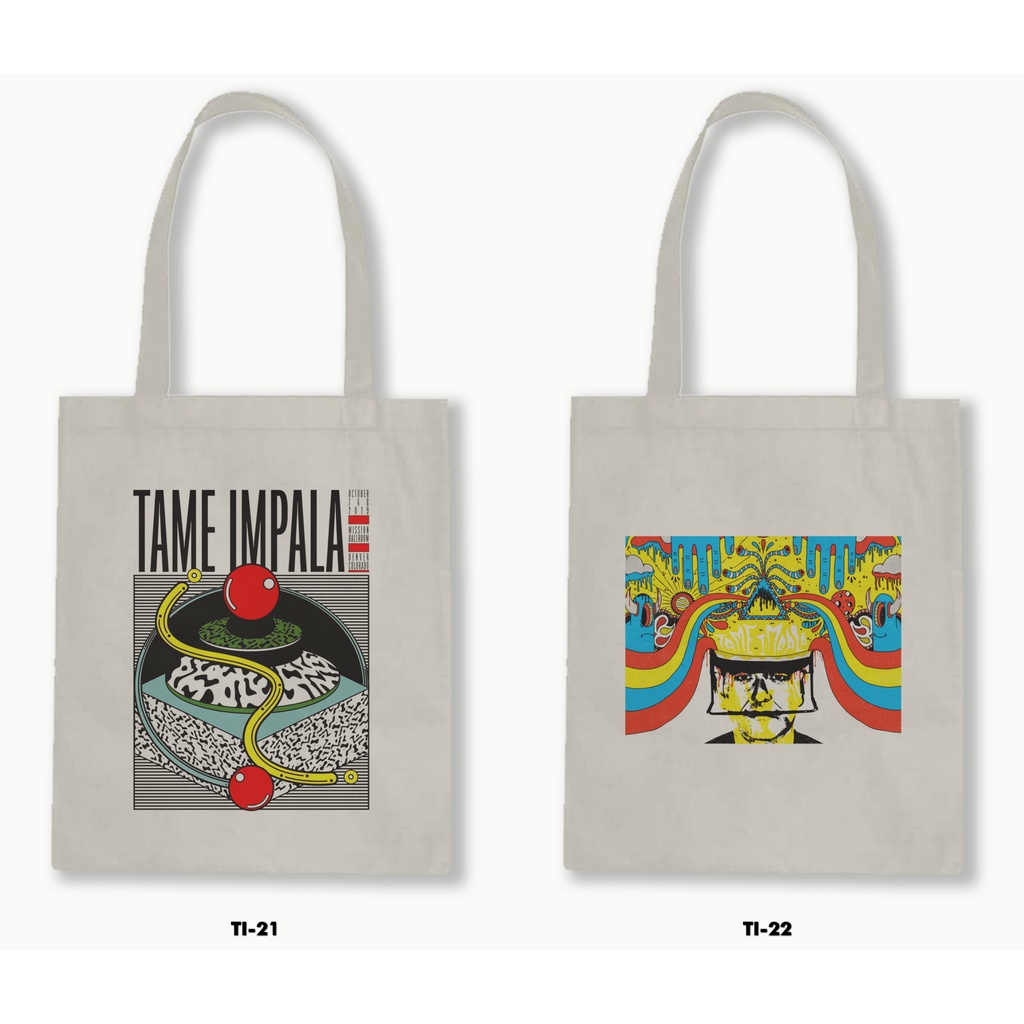 TOTE BAG BLACU - TAME IMPALA 02