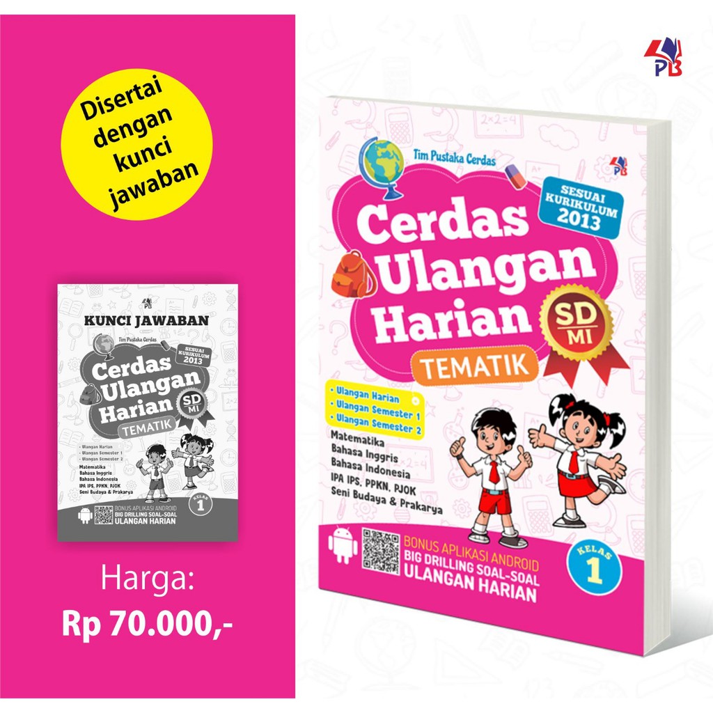 Buku Pelajaran Cerdas Ulangan Harian Tematik Sd Kelas 1 Shopee