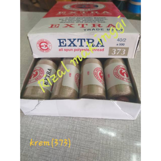 Benang jahit extra krem(373) 500 yards
