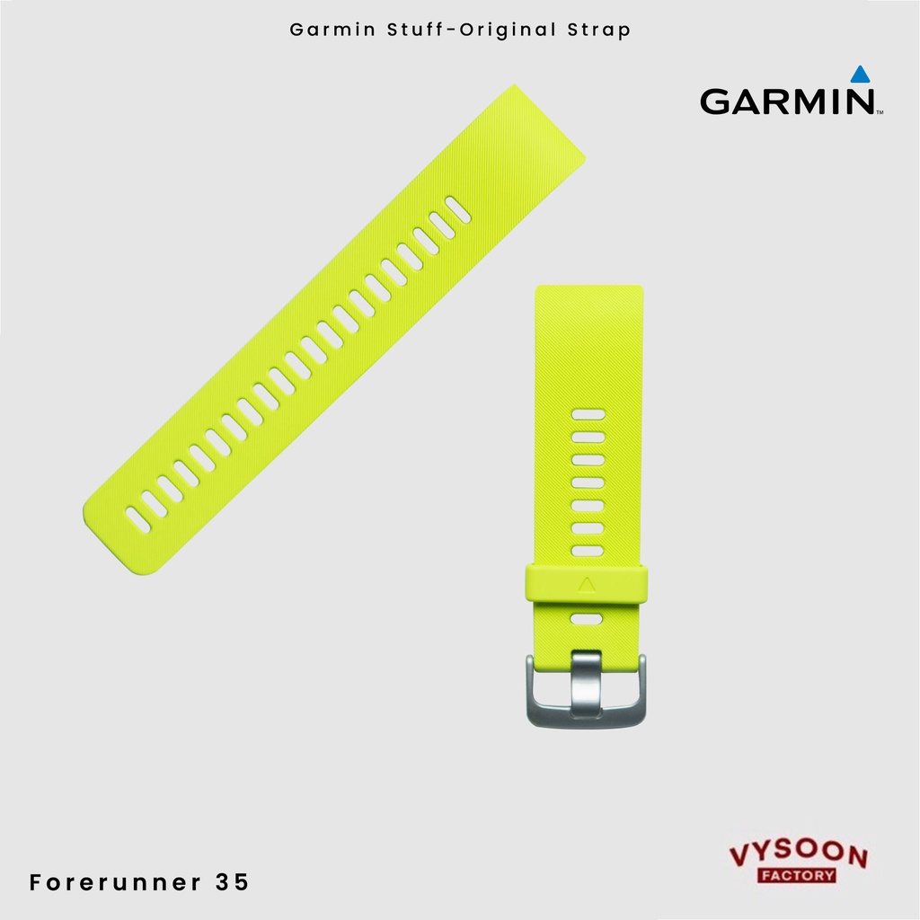 Strap Rubber Tali Jam Smartwatch Garmin Forerunner 35 - Green Lime