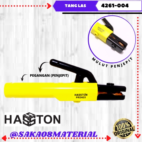 Promo Tang Las 800 A Tipe 4261-004 hasston Prohex Original Terbaru / Welding Electrode Holder / Tang