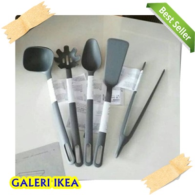 FULA Sendok Masak Sudip Sutil Peralatan Masak, Sendok Sayur Sudip Penggorengan Alat Masak Lengkap se