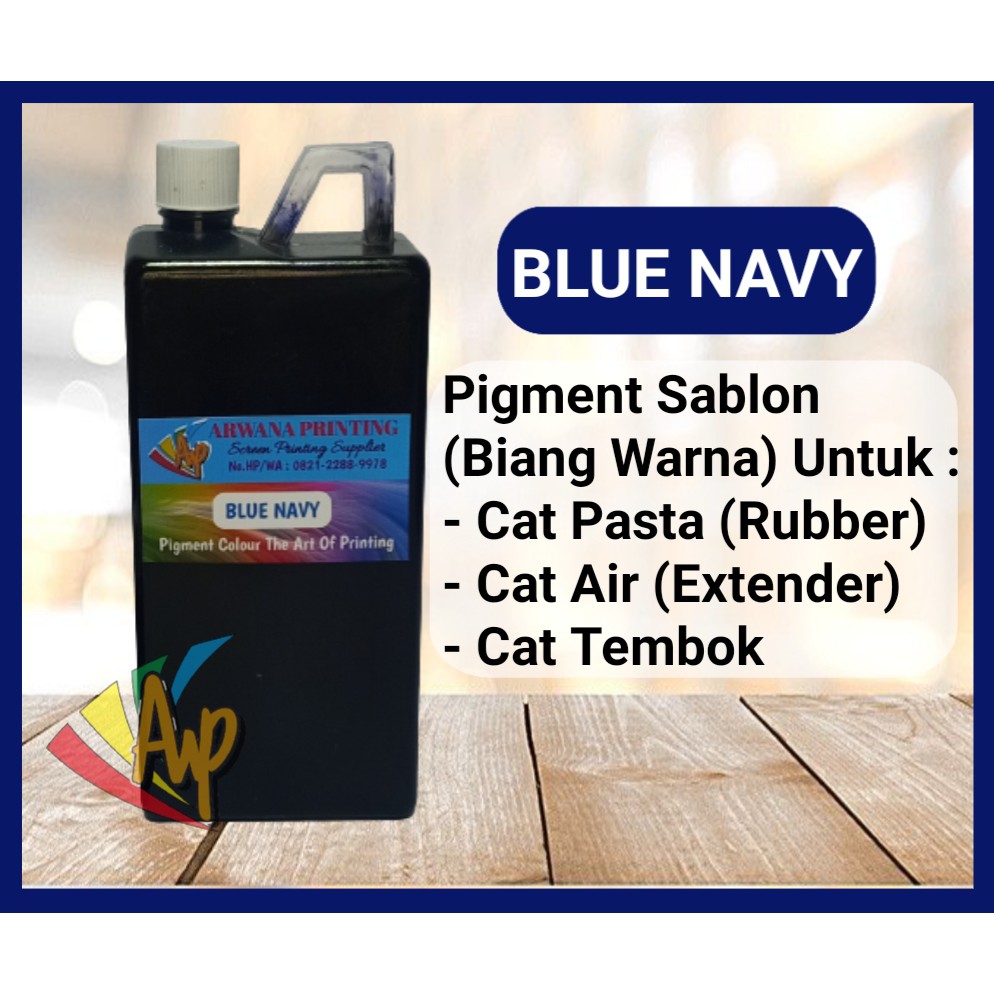 

Biang Warna Sablon Pigment Blue Navy 1kg