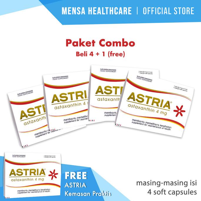 

[COD] ASTRIA Kemasan Praktis - Paket Combo: Beli 4 + 1 (free)