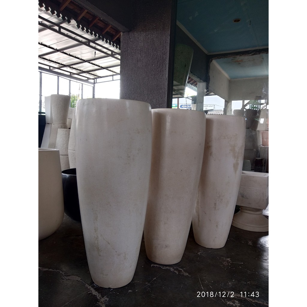 Pot teraso bulat tinggi 90 diameter 30