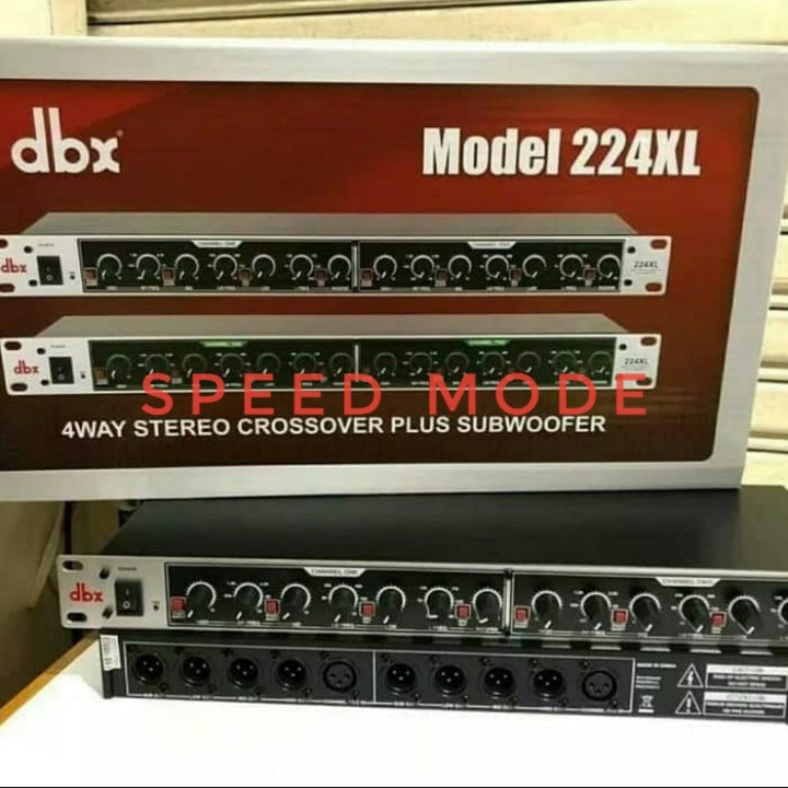 CROSSOVER DBX 224 XL / DBX224XL / DBX 224XL + SUBWOOFER GRADE A