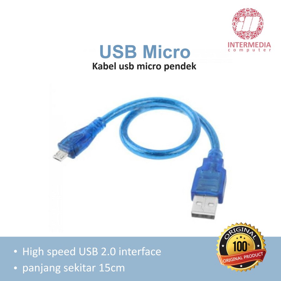 Kabel Micro USB Pendek