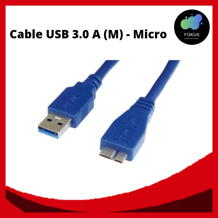 KABEL Cable USB 3.0 A (M) - Micro 60CM Round