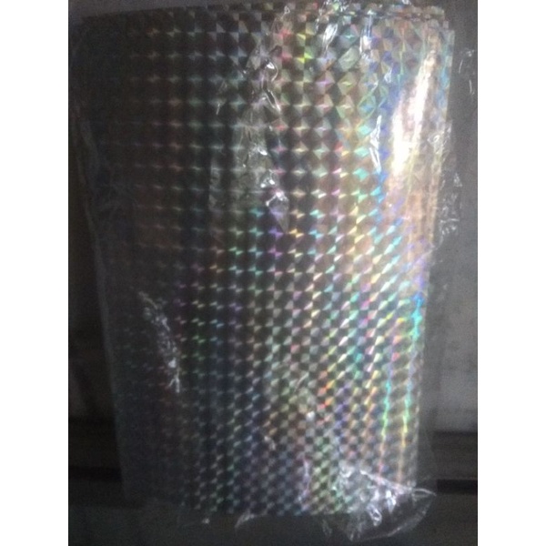 

stiker hologram motif sisik