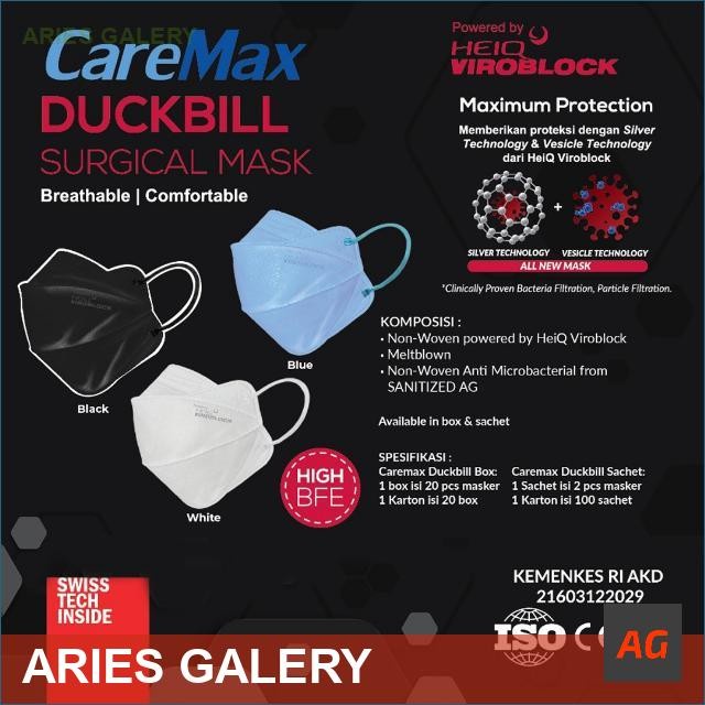 CAREMAX Duckbill Masker 4ply Masker Antivirus