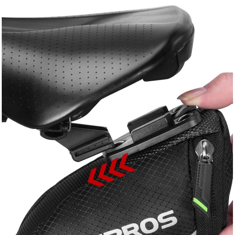 Tas Sepeda/Rockbros Tas Sepeda Mini Bicycle Saddle Rear Bag - C28 - Black