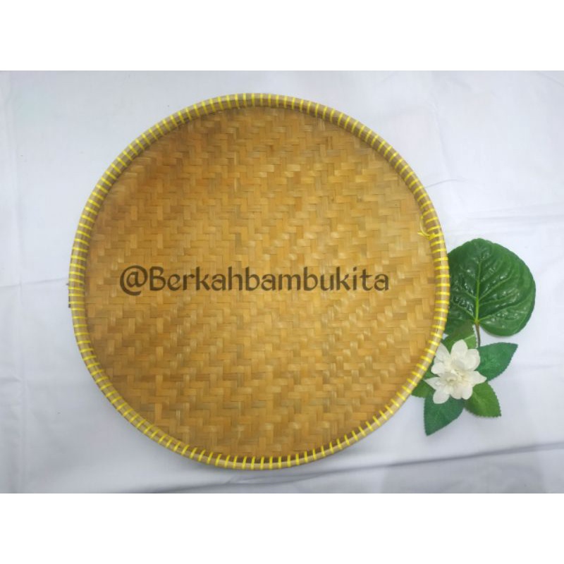 Ready anyaman bambu tampah bambu nyiru kue tampah ukuran 45 cm nyiru tampah bambu