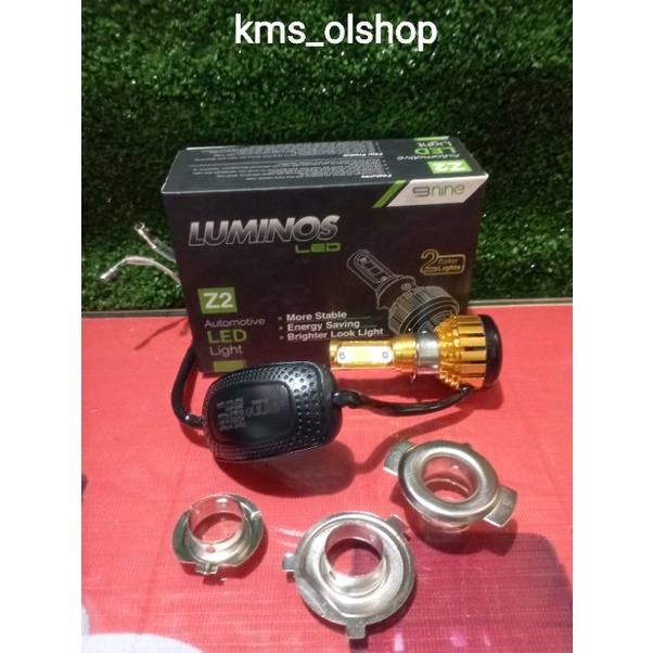 Lampu Bohlam Led Luminos Z2 3 sisi 36 Watt Motor Bebek Matic