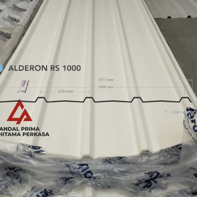 Harga Bersahabat.. Atap Alderon RS Trimdek 1000 pnjg 4.00 Meter - Alderon RS 1000