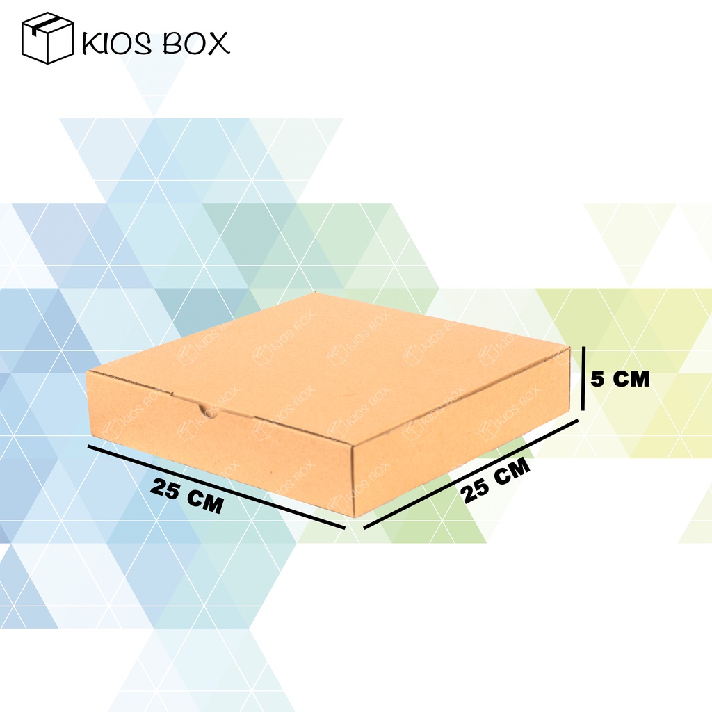 

Kardus Polos Dus Pizza Dus Kaos 25x25x5