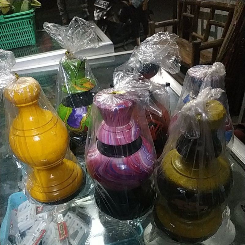 PION KAYU MOTIF BANYAK