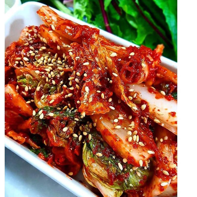 

66E✹ PLAZA KOREA - KIMCHI SAWI FRESH 500GR - MAKANAN KOREA Barang Terlaris