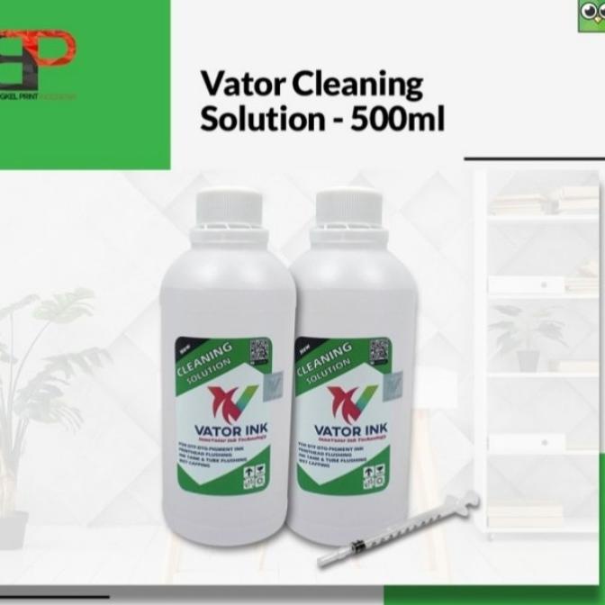 

Cleaner Vator bisa untuk DTF dan DTG 500ml+Suntikan