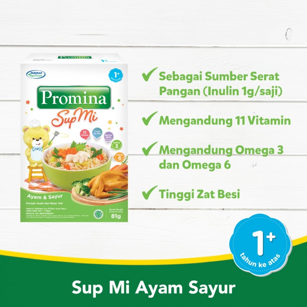 Promina Sup Mi Ayam dan Sayur 12m+ - 81gr