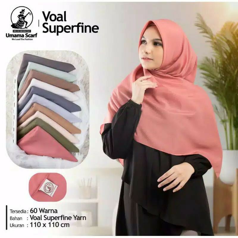 JILBAB UMAMA SEGI EMPAT POLOS