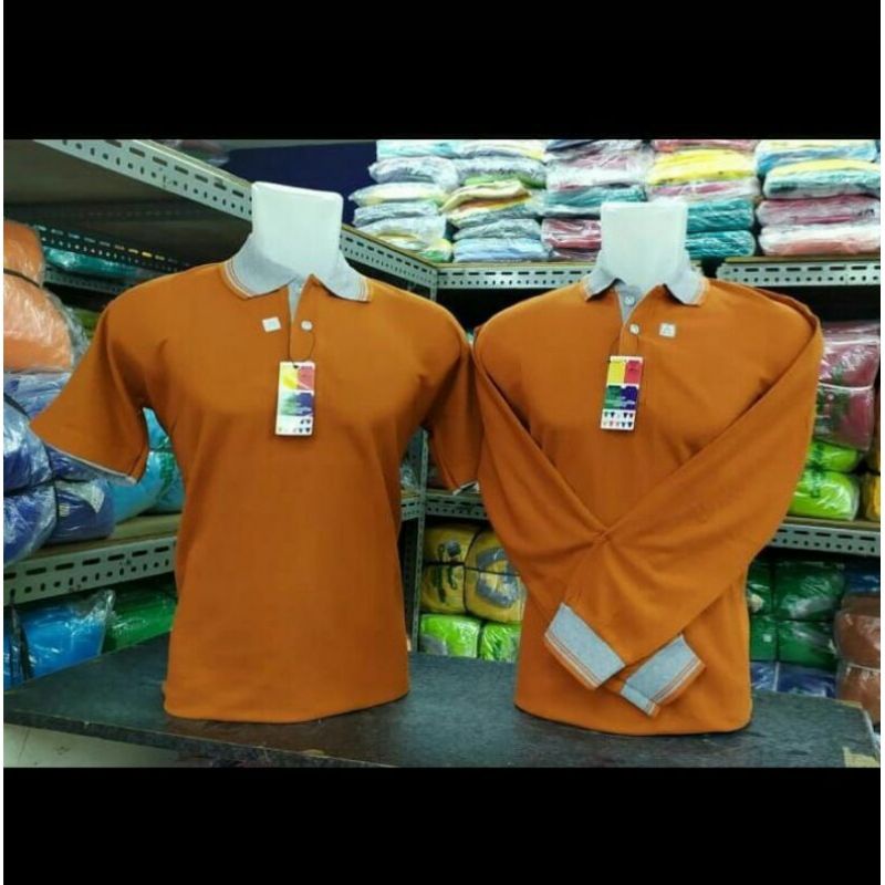seragam kaos wangki lengan panjang 100%katun/kaos wangki panjang/kaos katun seragam panjang