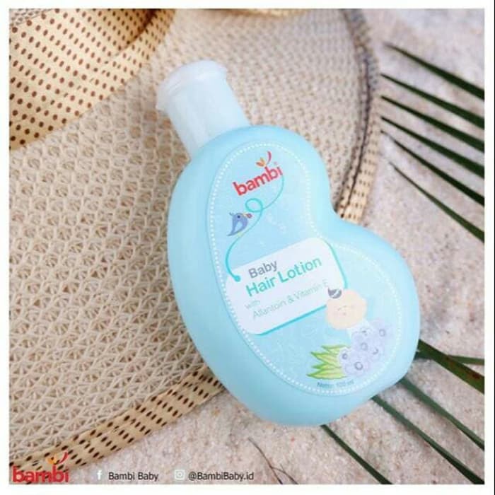 BAMBI Baby Hair Lotion 100ml | Vitamin Minyak Rambut Bayi (Tersedia varian aroma)