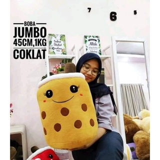 Jual Boneka Boba Jumbo Milk Tea Boneka Boba Viral Segentong Shopee