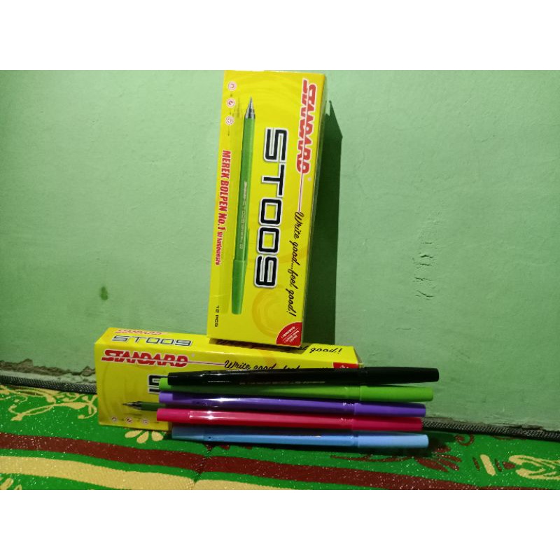

Pulpen Standard ST009 (1 Pcs) Warna Hitam