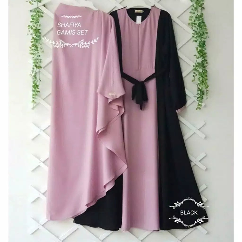 Promo Gamis SET Shafiyah - Gamis Syar'i Murah