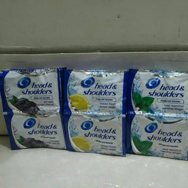 Samphoo head &amp; shoulders 24 sachet x 5ml (1 renteng)