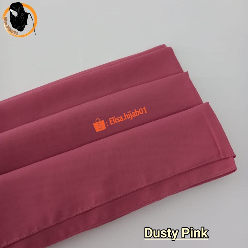 [ COD ] Hijab Bella Square Premium Hijab Segiempat-Dusty Pink