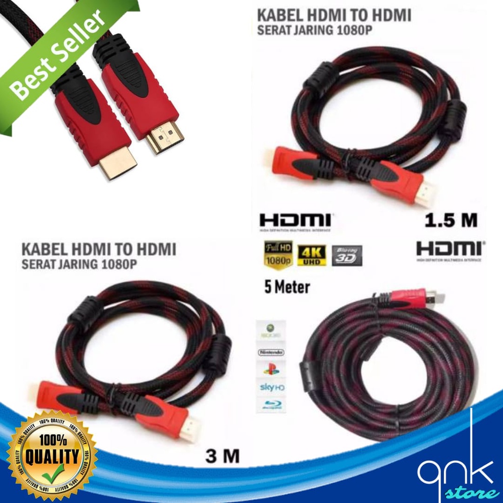 Kabel HDMI To HDMI High Speed HDMI Tv HDMI Laptop High Quality