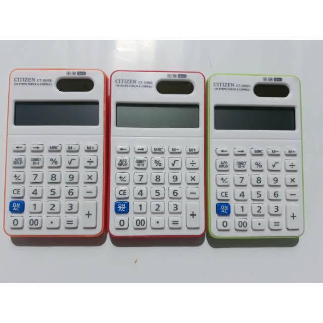 

KALKULATOR Warna Warni CT 3000 II - 12 DIGIT - KALKULATOR MINI - KALKULATOR SAKU - WARNA RANDOM