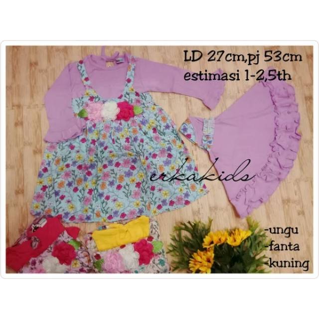 Setelan Dress Muslim Anak Motif Bunga

REAL PICT