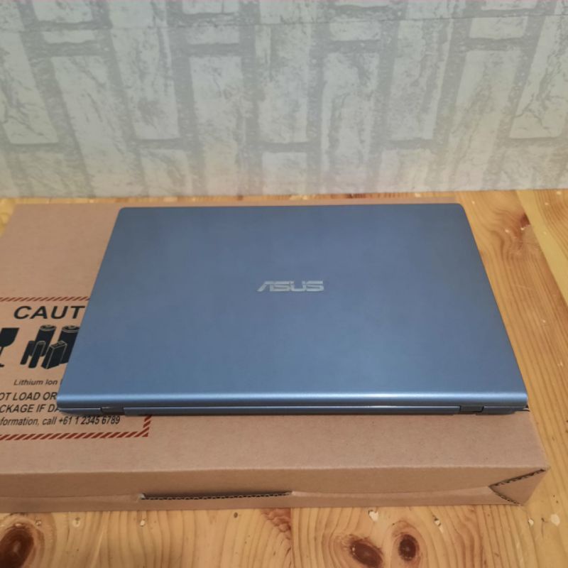 Laptop Asus VivoBook X409DA, Amd A4-9125 Gen 7th Ram 8GB SSD 256GB Amd Radeon R3 keyboard backlight desain suspr slim mulus