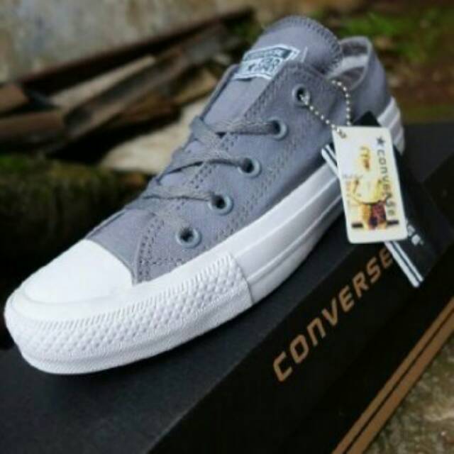 Sepatu Converse CT/OP Chuck Taylor Grey/Abu Cewek Cowok keren Murah