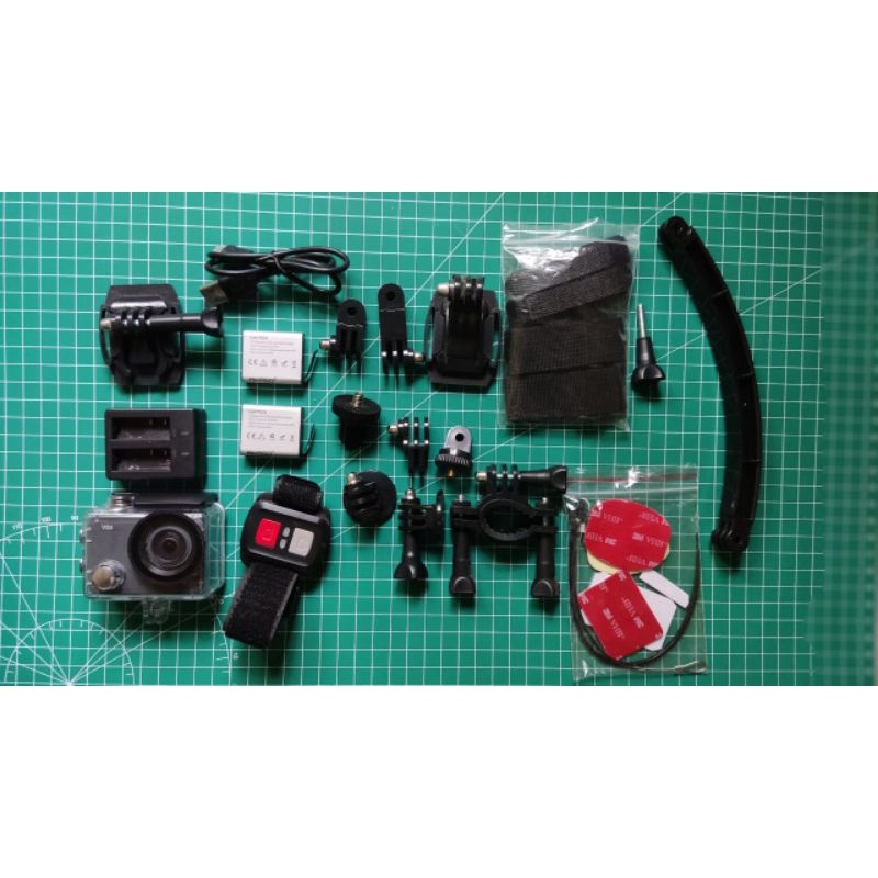 akaso v50x native 4k/30fps action kamera