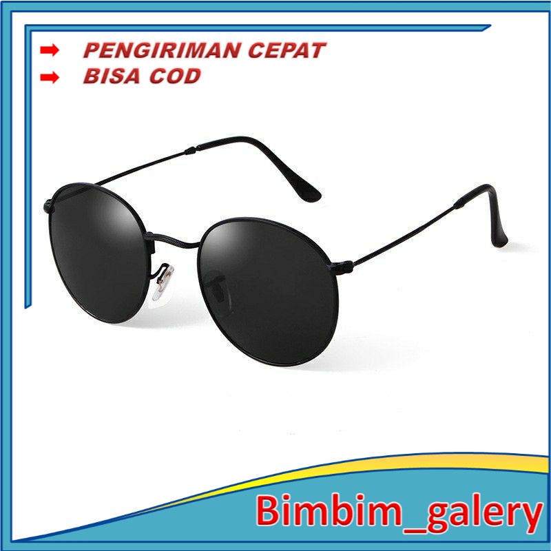 KACAMATA HITAM KACAMATA FASHION UNISEX STYLE KOREA KACAMATA KEREN OVAL WARNA Bingkai GOLD( KODE 02)