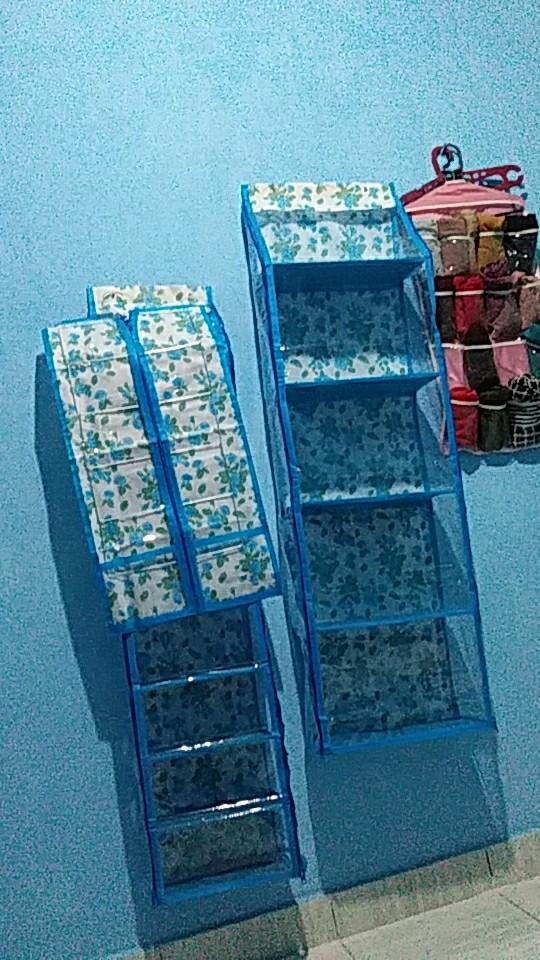 ( Bisa Cod Promo Murah Set 3in1 Rak Gantung Motif Bunga Full Resleting Kualitas Terbaik Dan Termurah