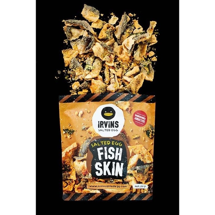 

Irvins Salted Egg Fish Skin LARGE Snack - BARU