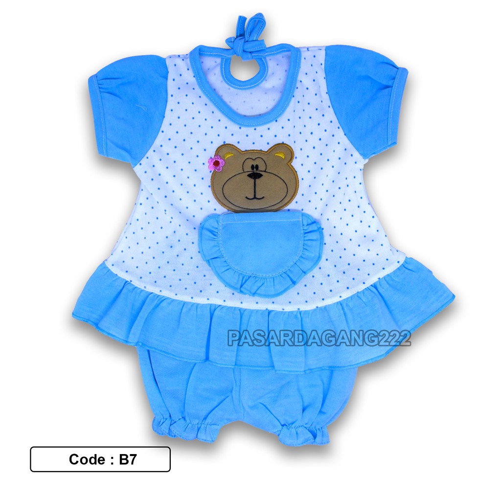 SETELAN BAJU ANAK DRESS KODE B7