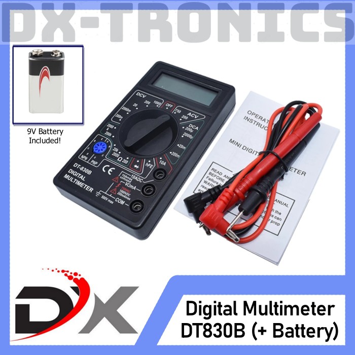 DT-830B Multimeter DT380B / Avo Meter / Multitester / Avometer Digital