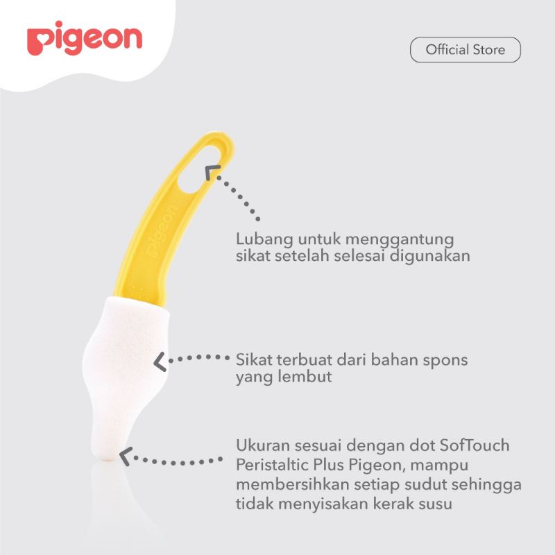 PIGEON Nipple Cleaning Brush - Sikat Pembersih Nipple / Dot