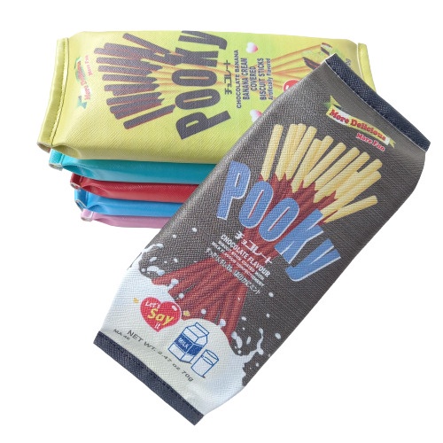 Kotak Pensil Motif Pooky Tempat Pensil-HITAM