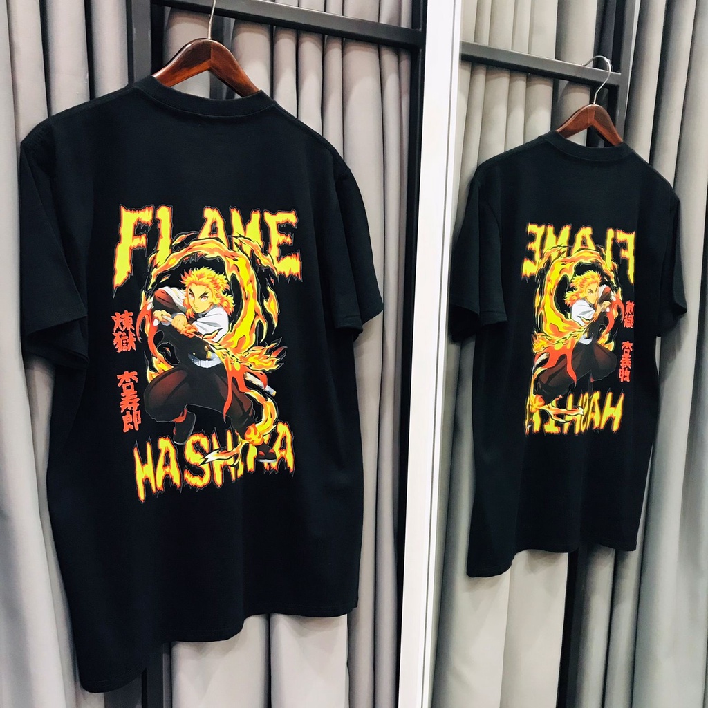 Kaos Rengoku Flame Hashira Anime Manga Demon Slayer Kimetsu No Yaiba