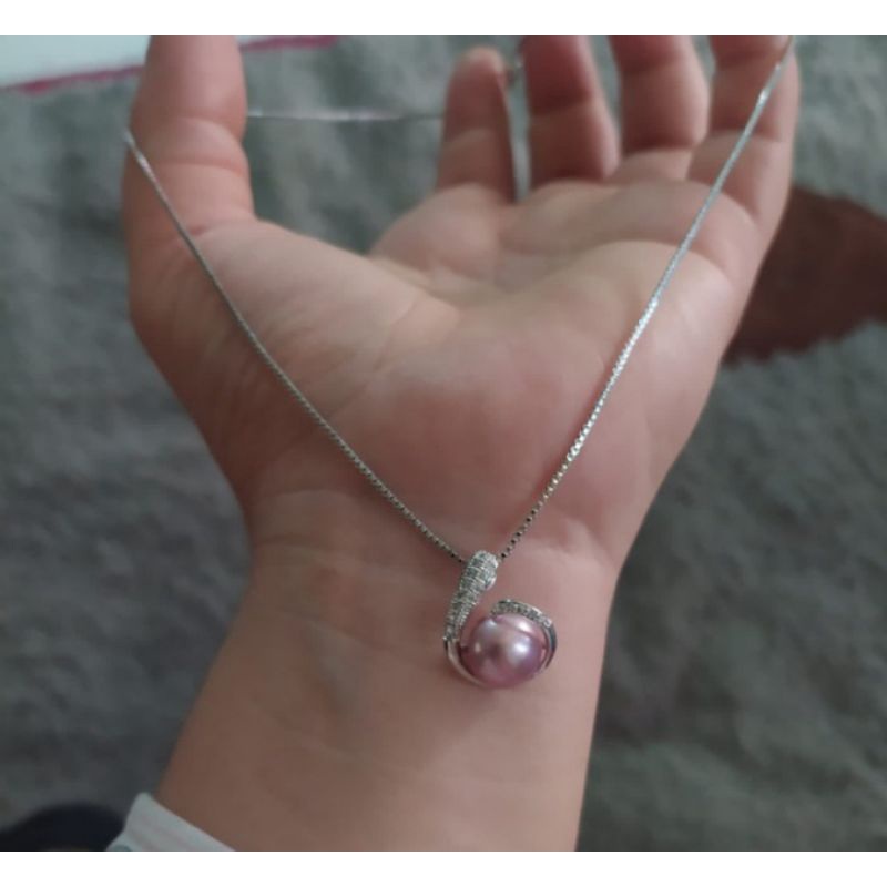 Kalung Mutiara Lombok Mutiara Tawar Kalung Liontin