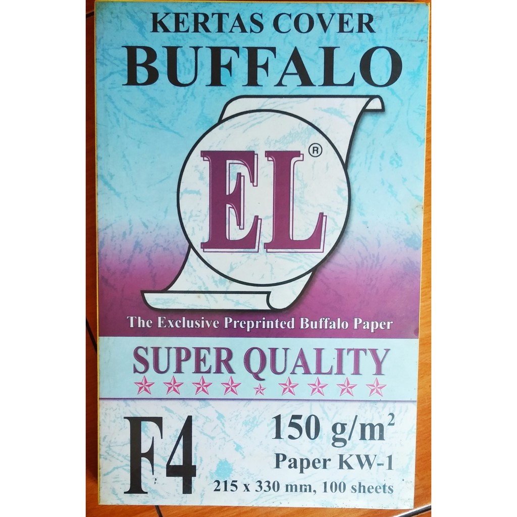 

Kertas Cover Buffalo Folio F4 / Kertas Jilid Folio 100 lembar