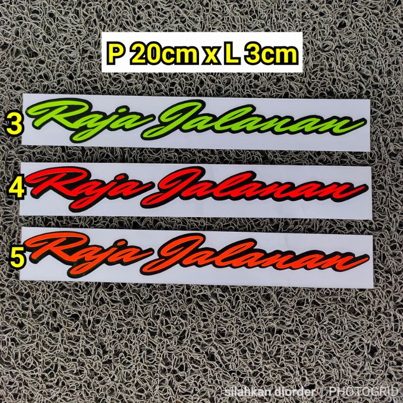 

stiker motor cutting warna stabilo